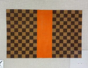 * Kimberly Ann Needlepoint SF06A Louis Square Orange