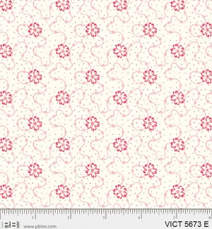 Victoria VICT05673EXXXXXXX Pink and Red Flower Chain